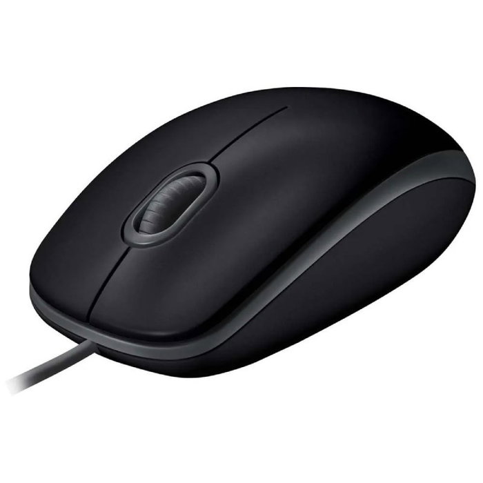 Logitech B110 Silent Ratón Óptico Negro